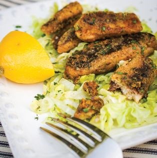Pan-fried sardines