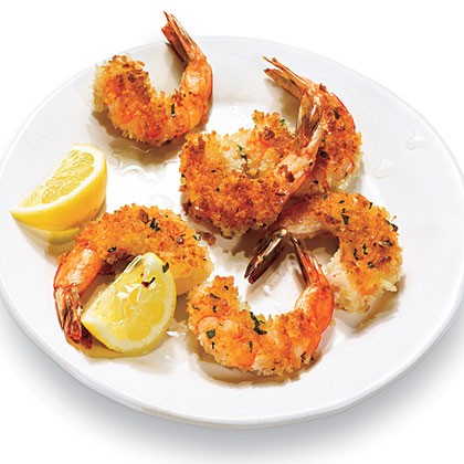 Pan-fried shrimp