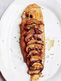 Pan-fried sole with ceps (Sole aux cèpes)
