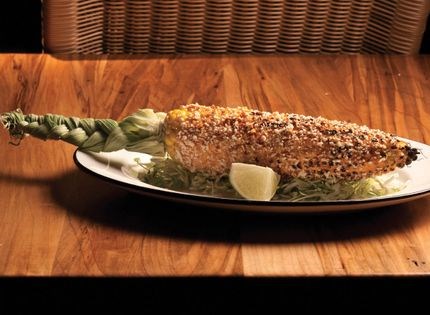 Pan-fried street corn (Esquites de la calle)