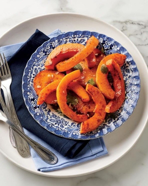 Pan-fried sweet-&-sour squash (Zucca in agrodolce)