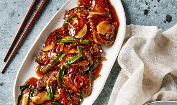 Pan-fried tofu, two ways from Lucas Sin