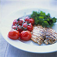Pan-grilled chicken breast 