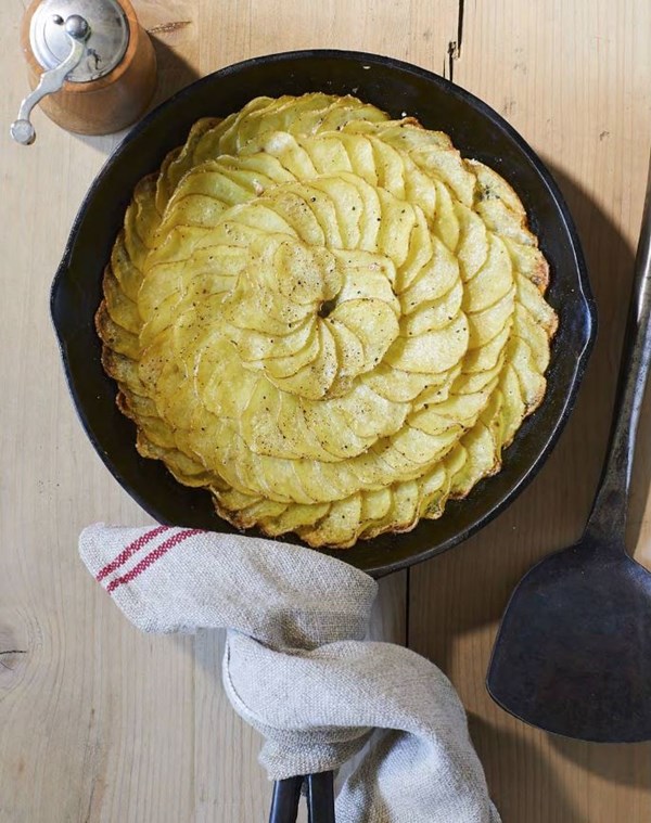 Pan potatoes