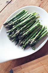 Pan-roasted asparagus