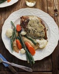 Pan-roasted chicken with tarragon crème fraîche