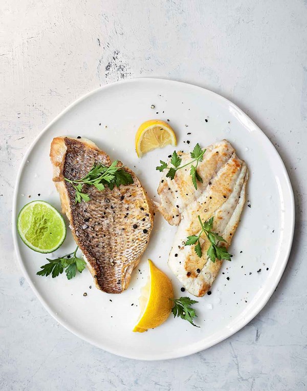 Pan seared fish fillet