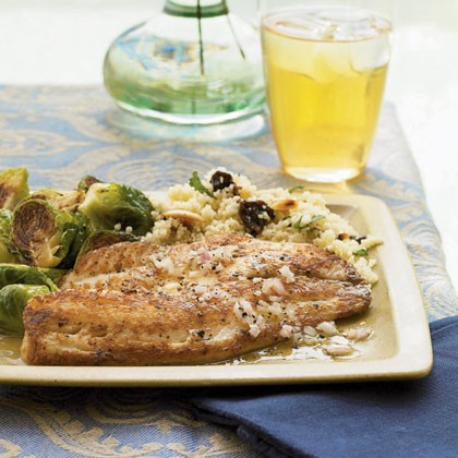 Pan-seared tilapia with citrus vinaigrette