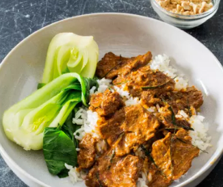 Panang beef curry