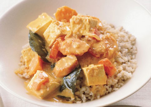 Panang tofu curry 