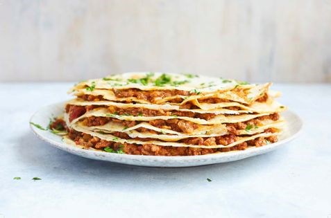 Pancake beef pie