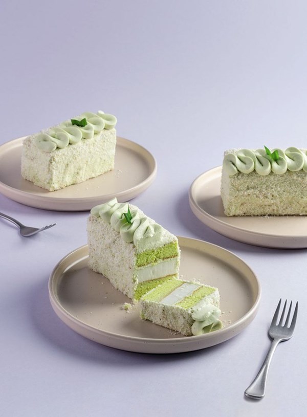 Pandan lamingtons
