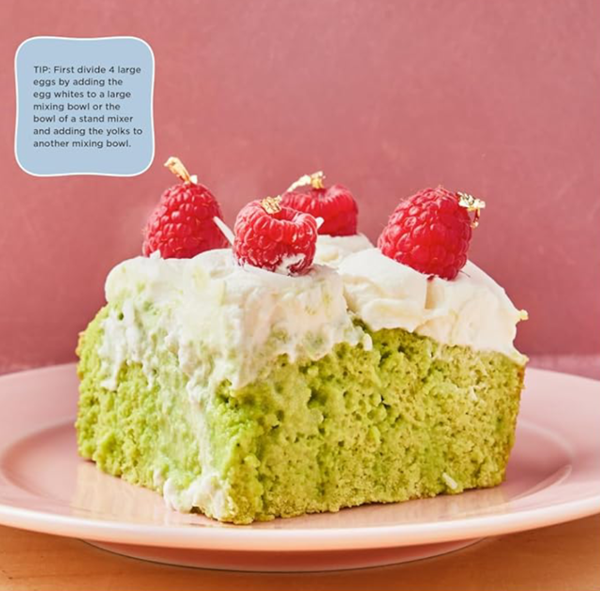 Pandan tres leches with kaya drizzle