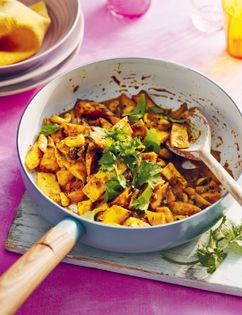 Paneer, cashew & mango curry