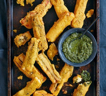 Paneer chutney pakora