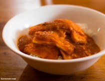 Paneer in tomato curry (Ruangan chaman)