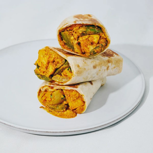 Paneer kathi rolls