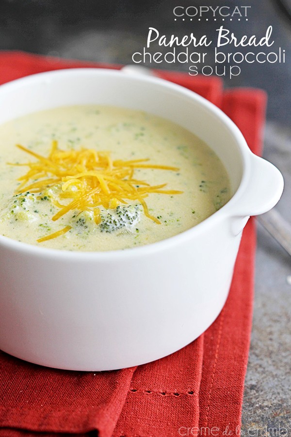 Panera Bread cheddar broccoli soup recipe | Eat Your Books