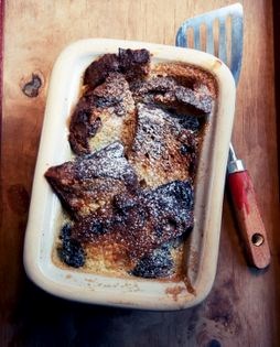 Panettone & custard pudding