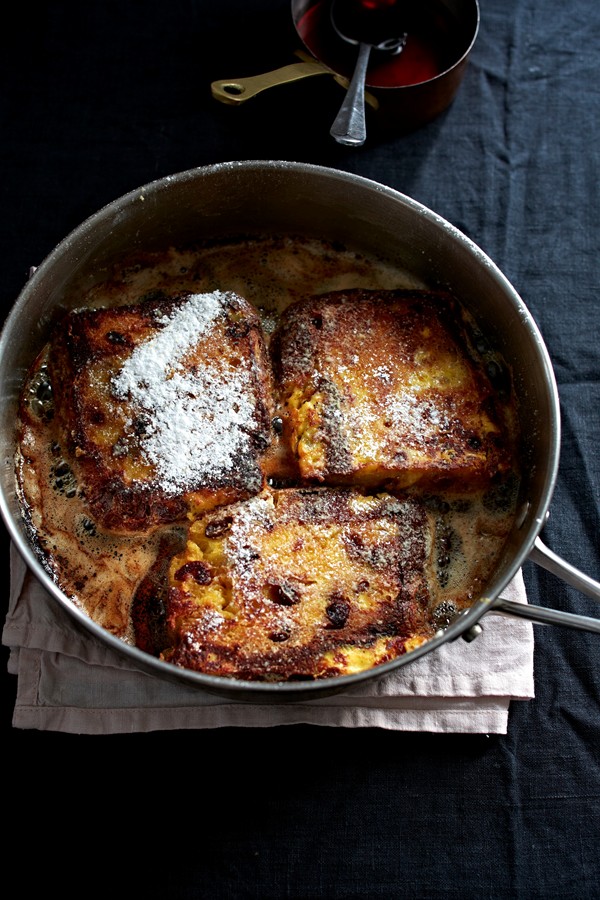 Panettone baked French toast