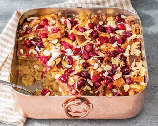 Panettone bread pudding