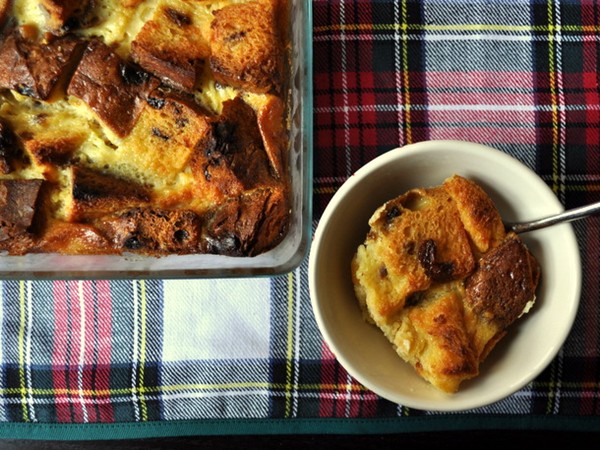 Panettone bread pudding