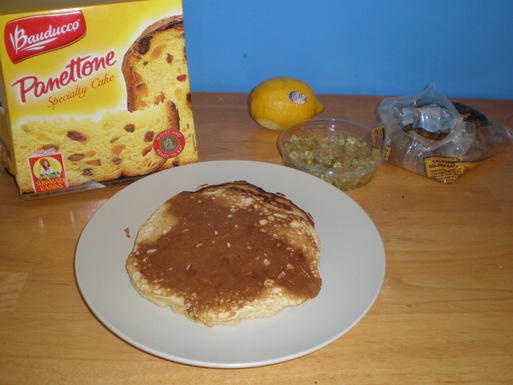 Panettone pancakes