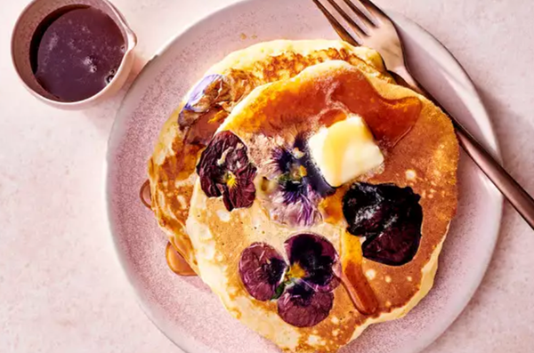 Pansy pancakes