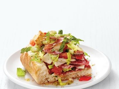 Panzanella bread bowl