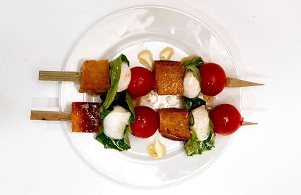 Panzanella with sherry vinaigrette