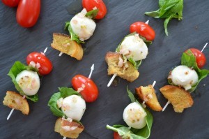 Panzanella with sherry vinaigrette