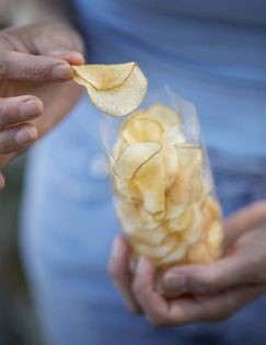 Papas caseras en bolsa