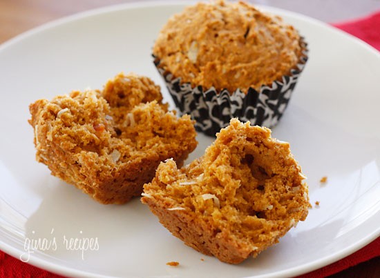 Papaya coconut muffins