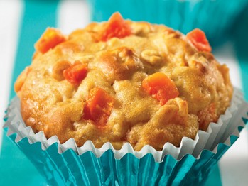 Papaya oat muffins