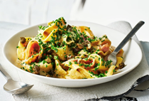 Pappardelle al sugo tonnato