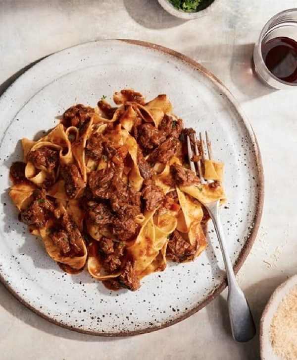 Pappardelle with beef cheek ragu