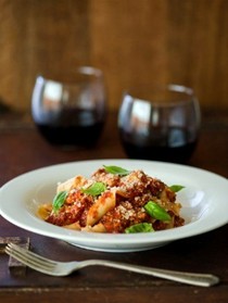 Pappardelle with Bolognese sauce