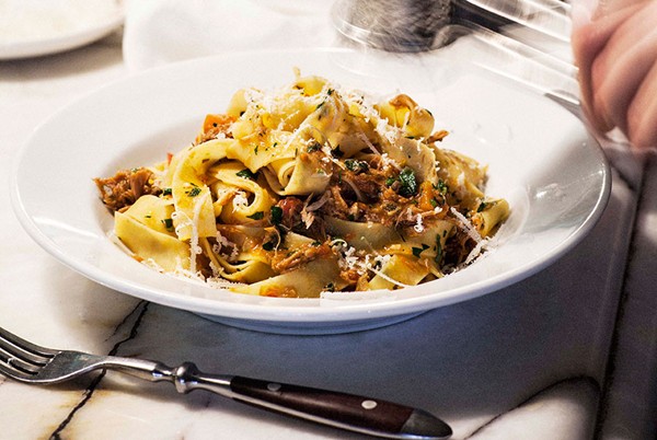 Pappardelle with duck ragu