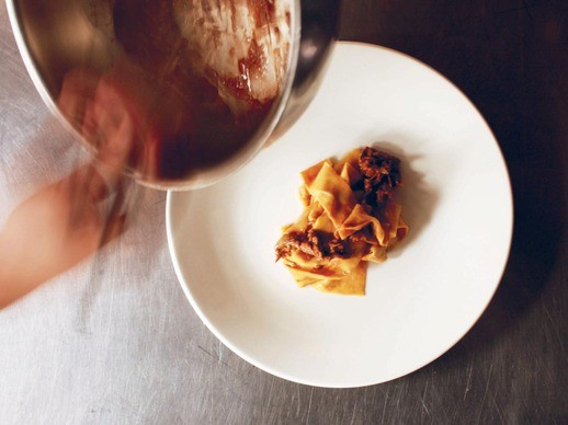 Pappardelle with duck ragu from 'Roberta's' (Cook the Book)