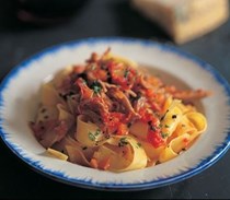 Pappardelle with duck sauce