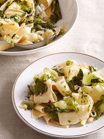 Pappardelle with escarole