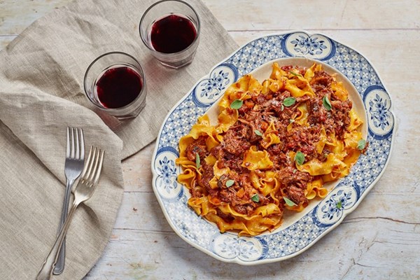 Pappardelle with hare ragù (Pappardelle alla lepre)