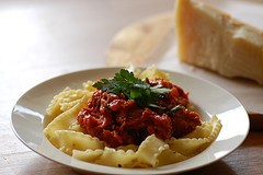 Pappardelle with pork & fennel sausage