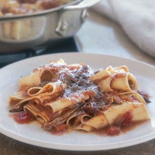 Pappardelle with pork ragù