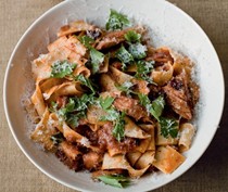 Pappardelle with rabbit ragù