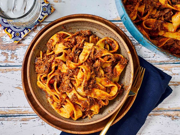 Pappardelle with Tuscan pork ragù