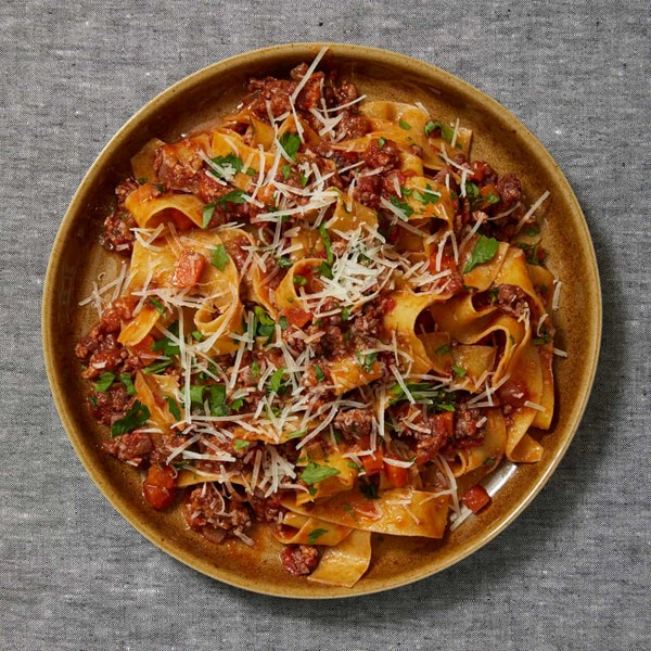 Pappardelle with wild boar ragu