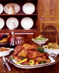 Paprika-glazed turkey