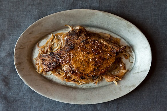 Paprika pork chop