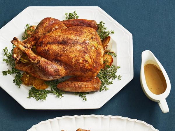 Paprika roast turkey